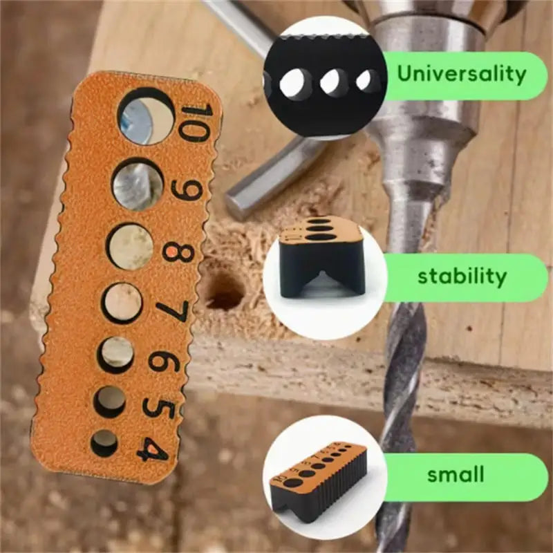 Drill Guide For 4/5/6/7/8/9/10mm Holes Drill Bit DIY Drill Jig Block Joints Tool Multifunctional Precision Accessory
