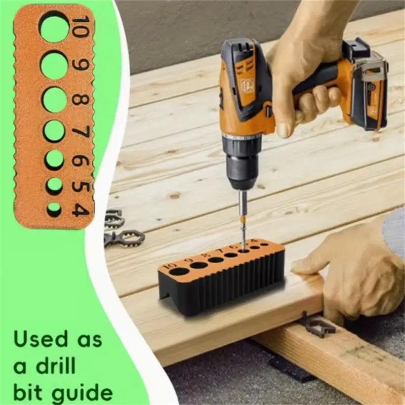 Drill Guide For 4/5/6/7/8/9/10mm Holes Drill Bit DIY Drill Jig Block Joints Tool Multifunctional Precision Accessory