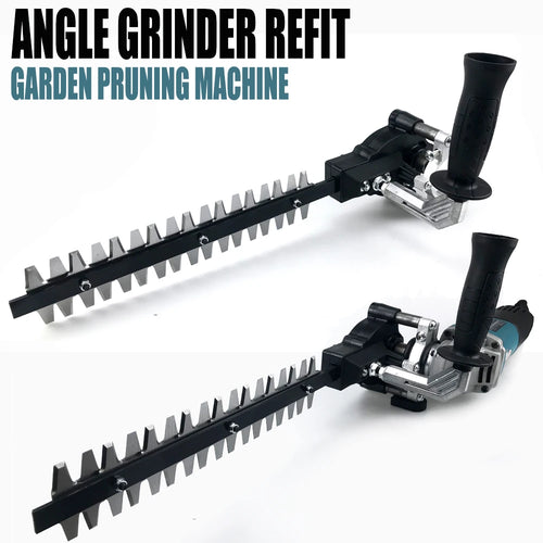 Angle Grinder Refit Garden Pruning Machine Tools Hedge Trimmer Pruning Tool Garden Home Compatible with 110/115 Type Angle Grind