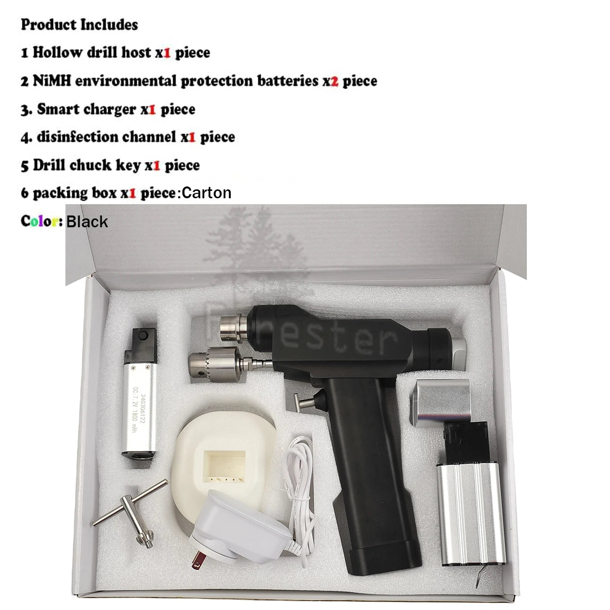 Cannulated Drill Orthopedic  Electric Power Drill Tool  for Trauma Autoclavable Orthopedic Veterinary Surgical Instrument